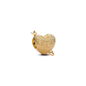 Pandora Amor Hjerte charm forgyldt metalblanding