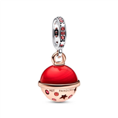 Pandora Planeten Mars Funklende charm rosaforgyldt metal m. muranoglas + cz