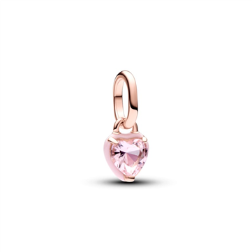 Pandora ME Pink Chakra hjerte minicharm rosaforgyldt metalblanding
