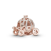 Pandora Disney Cinderella græskar charm m. klar zirkonia rosaforgyldt sølv