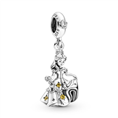 Pandora DISNEY Skønheden og Udyret Dansende Belle charm sølv m. cz