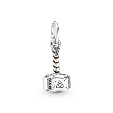 Pandora MARVEL Thors Hammer charm sølv m. emalje