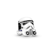 Pandora Star Wars Stormtrooper charm sølv m. hvid og sort emalje