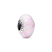 Pandora Opaliserende Pink charm sølv