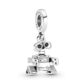 Pandora DISNEY PIXAR Wall-E charm sølv m. rød og sort emalje