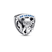 Pandora MARVEL Guardians of the Galaxy Rocket Raccoon & Groot Emblem charm sølv m. emalje