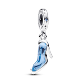Pandora DISNEY Askepots Glassko charm sølv m. krystal