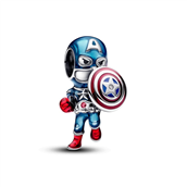 Pandora MARVEL The Avengers Captain America charm sølv m. emalje
