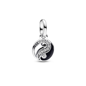 Pandora Me Funklende Yin & Yang minicharm sølv m. cz