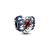 Pandora Stranger Things Selvlysende Hjerte charm sølv emalje + cz