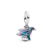 Pandora Kolibri charm sølv m. emalje