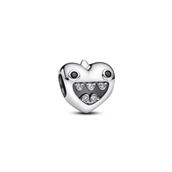 Pandora Mors Lille Monster Hjertecharm sølv m. cz