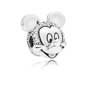 *Pandora DISNEY Mickey klemmeled sølv med klar cz