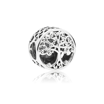 Pandora Family Tree charm sølv hjerte