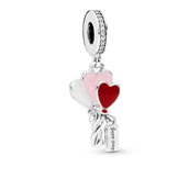Pandora Fødselsdags Ballon charm sølv m. emalje