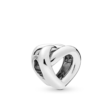 Pandora Knottet Heart charm sølv