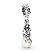 Pandora DISNEY charm sølv Luminous Ariel cz ferskvands kulturperle