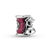 Pandora Disney askepot mus m. garnrulle rød emalje sølv