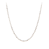 Pernille Corydon Facet Plain Necklace sølv 