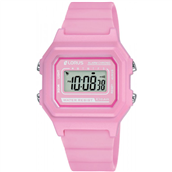 Lorus Kids børneur lyserød plastik silikonerem 10bar 38mm