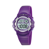 Lorus Kids børneur digital lilla plastik 10bar 33mm