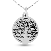 By Pind halskæde sølv For you tree of Life (40, 45 eller 50 cm)