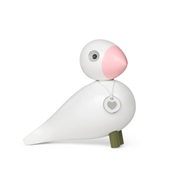 Kay Bojesen Love Sangfugl - Rosa, Hvid/Rosa H15,5 cm