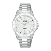 Lorus Sports dameur stål 10bar 34mm mineralglas 
