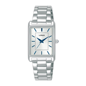 Lorus Classic dameur stål kvadratisk 5bar 22mm