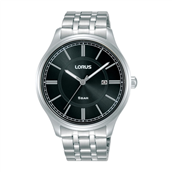 Lorus Classic herreur stål sort skive 5bar 42mm