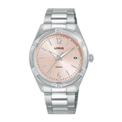 Lorus Women dameur stål rosa skive 10bar 34mm