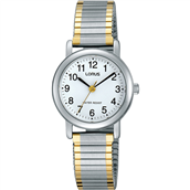 Lorus Women dameur stål gulddoublé flexlænke 3bar 26mm