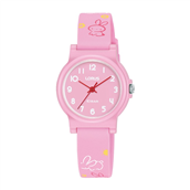 Lorus Kids børneur pink plastik analog silikonerem 10bar 27mm