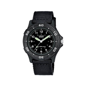 Lorus Kids børneur plastik nylonrem analog 10bar 36mm