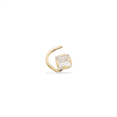 Næsepiercing 3 mm cubic zir. 9 kt.