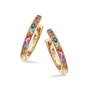 *Dazzling clip-creol Rainbow safir 0,28 14 kt.