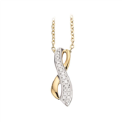 Scrouples Vedhæng 14 kt m. brillanter 0,05 W/SI
