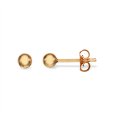 Ørepynt kugle 4 mm. 8 kt.