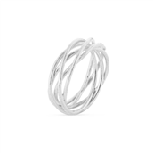 Susanne Friis Bjørner ring Twisted Wire sølv (str. 48-60)