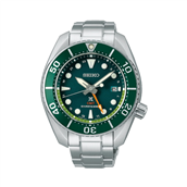 *Seiko Prospex GMT Solar herreur stål 45mm safirglas 20bar