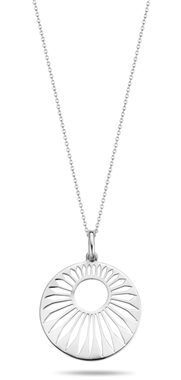 Spirit Icons Peacock halskæde sølv 70 cm