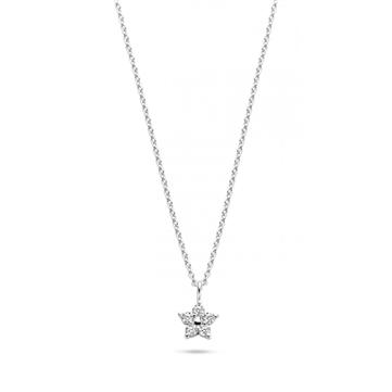 Spirit Icons halskæde sølv Noble med zirkonia (45 cm)