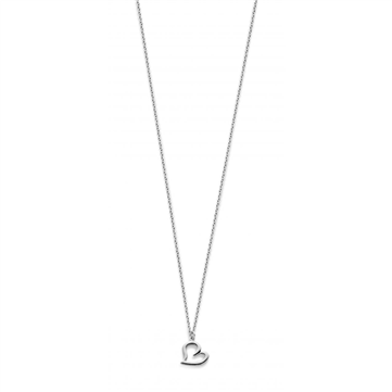 Spirit Icons Youth halskæde sølv hjerte (45 cm)