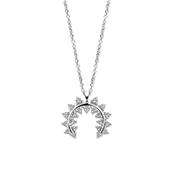 *Spirit Icons Empress halskæde sølv m. cz (45 cm)