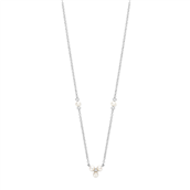 Spirit Icons Alma Pearl halskæde sølv m. cz + fvp (42-45 cm)
