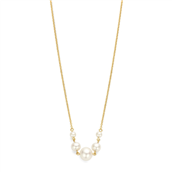 Spirit Icons Confetti Pearl halskæde forgyldt sølv m. fvp (42-45 cm)