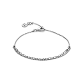 *Spirit Icons Scarlet armbånd sølv (17-19 cm)