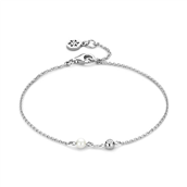 Spirit Icons Lucky Pearl armbånd sølv m. fvp+cz (17-19 cm)