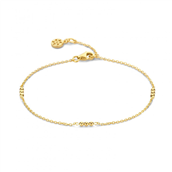 Spirit Icons Mala armbånd 14kt. guld 19 cm