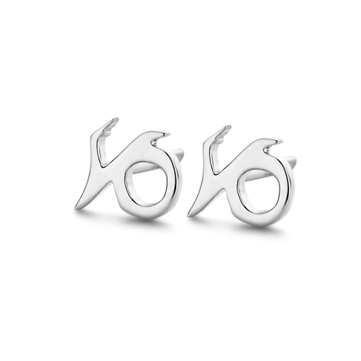 Spirit Icons ørestik `Stenbukken` stjernetegn sølv